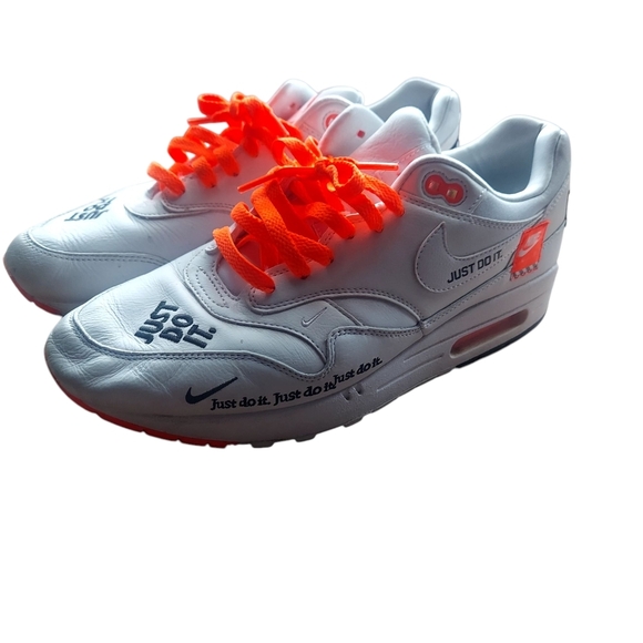 Nike White Sneakers with Orange‎ Laces - Picture 12 of 12